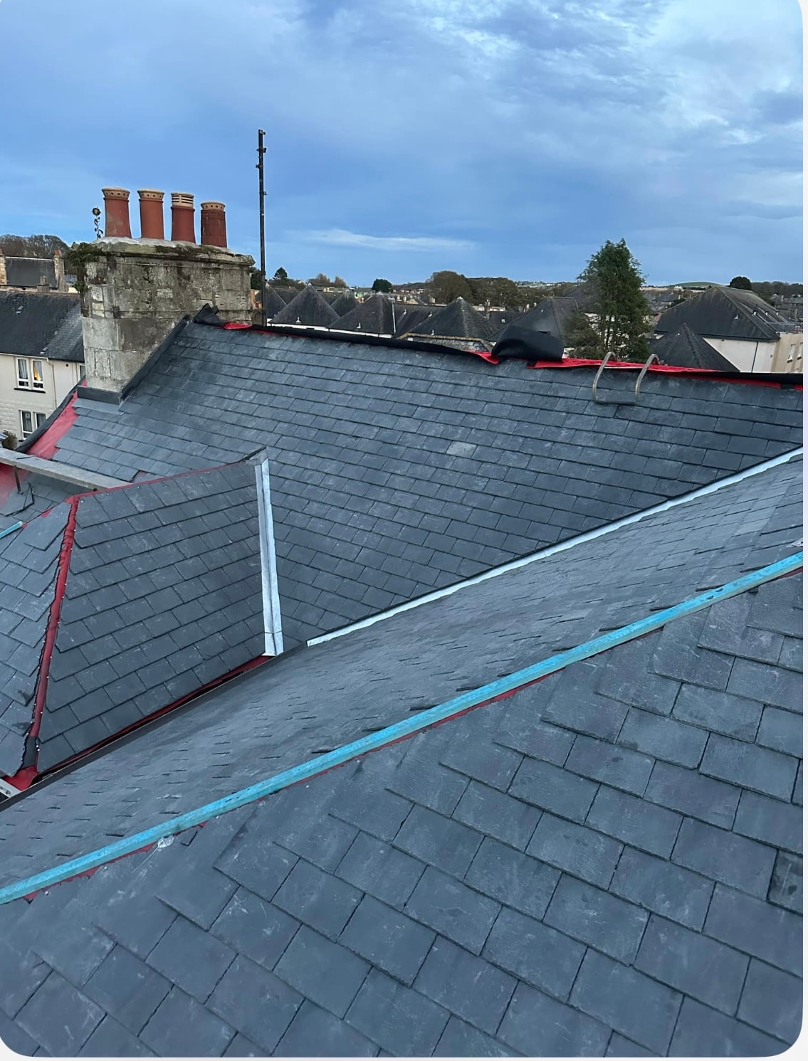 Slate roof repair