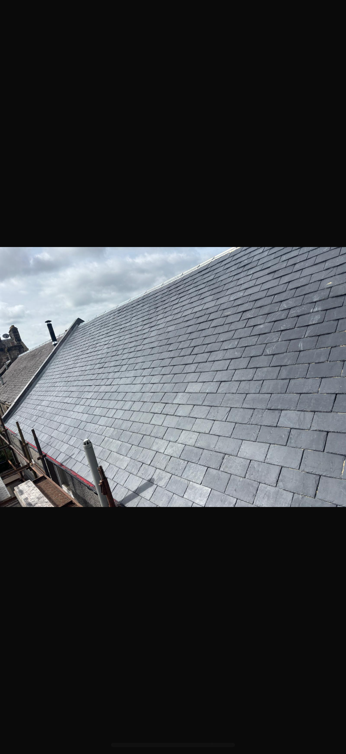 Slate roofing