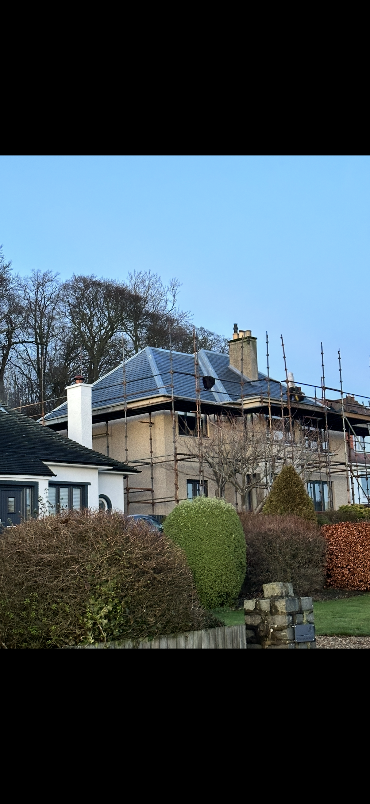 Roof renovation project